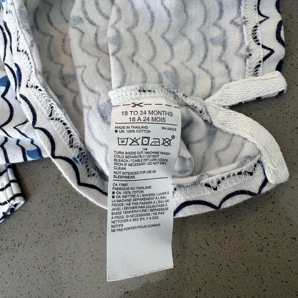 Janie and Jack Shark Fin Jersey Short Sleeve Cotton Polo Size 18-24M - Picture 5 of 5